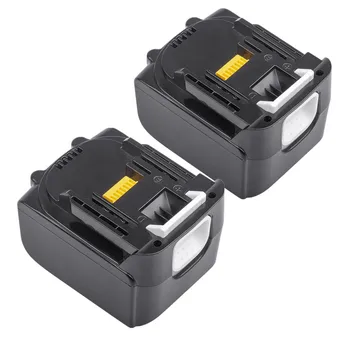 3 Комплекта Литий-ионных аккумуляторов для электроинструмента 14,4 В 4,0 Ач, подходящих для Makita LXT серии BL1450 BL1460B BL1430