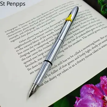 St Penpps 60 авторучка карманная мини-цельнометаллическая чернильная ручка аэрометрическая система заправки мелкий наконечник канцелярские принадлежности для офиса школьные принадлежности