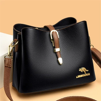 Роскошные дизайнерские женские сумки-ведра, тренд 2022, женская сумочка, кошелек, модная Высококачественная кожаная женская сумка через плечо, сумка-мессенджер, мешок