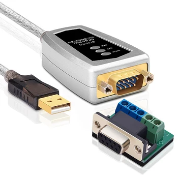 0,5 м Стабильная автоматическая последовательная технология DB9 Адаптер USB к RS485 / 422 Промышленная линия передачи данных Электрический преобразовательный кабель