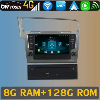 1 Din Android 11 8 core 8 + 128 G автомобильный DVD-плеер для Фольксваген Гольф 7 2012-2020 GPS-навигация DSP Carplay Auto Автомагнитола стерео