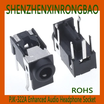 10 шт. аудио 3,5 ММ PJ-322A улучшенный прямой подключаемый DIP5-контактный двухканальный термостойкий держатель для наушников с разъемом MP3 DVD