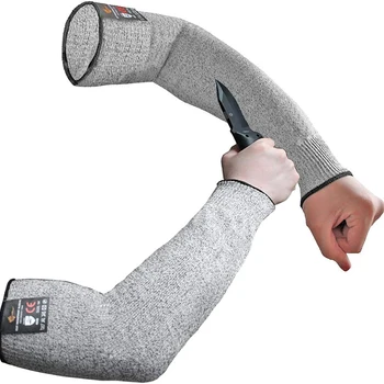1Шт Защитный рукав для рук с защитой от проколов, устойчивый к порезам HPPE уровня 5, защитные рабочие перчатки для рук с защитой от порезов Уровня 5, перчатки для порезов