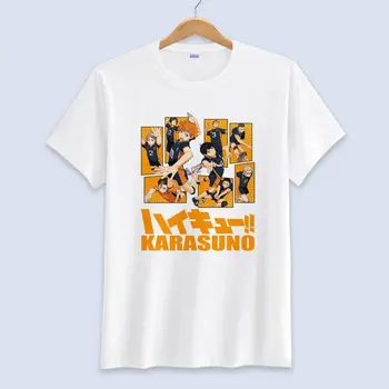 2020 Новый Хайкюу!! Футболка для косплея, Хайкюу!! Летняя футболка Shoyo Hinata Tobio Kageyama, футболка с героями мультфильмов, повседневная футболка, костюм