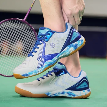 2023 Новая профессиональная мужская обувь для бадминтона, уличная противоскользящая спортивная обувь для волейбола, мужская легкая обувь для тренировок по настольному теннису