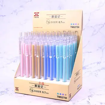 40шт Симпатичные механические карандаши Morandi Color Crystal для школьных принадлежностей Kawaii Sttaionery 0,5 0,7 мм Карандаши для письма и рисования