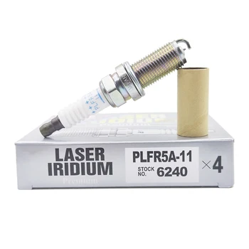 4ШТ PLFR5A11-6240 Лазерные Платиновые Свечи Зажигания Для Nissan Sentra Altima X-Trail Teana PLFR5A-11 6240 Автомобильные Аксессуары