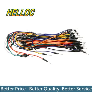 65 шт./лот Соединительный кабель между штекерами Гибкие соединительные провода для макетной платы DIY Starter Kit