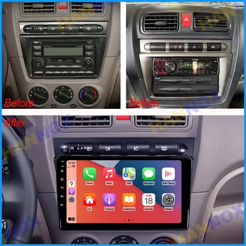 9-дюймовый GPS Navigaion Android Автомобильный Радиоприемник Для Kia Picanto SA Morning 2004-2007 Мультимедийный плеер Bluetooth WIFI Carplay FM RDS