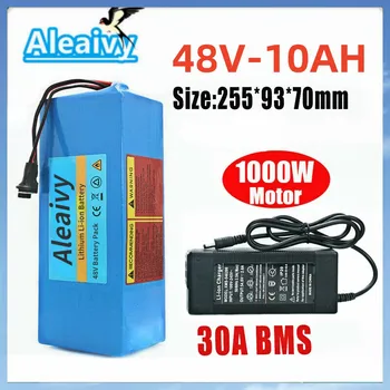 Aleaivy Ebike Battery 48v 10Ah 4P13S Литий-ионный Аккумулятор для 500 Вт 750 Вт 1000 Вт Электрического Велосипеда Электрический Скутер