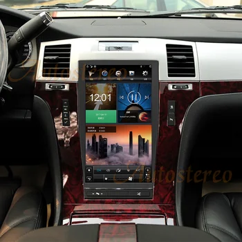 Android 11 Carplay 13.6 Для Cadillac Escalade 2007-2014 Tesla Экран Автомобиля GPS Навигация Головное Устройство Мультимедийный Плеер Радио Satnav