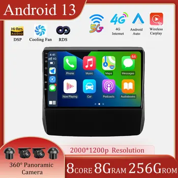 Android 13 9-дюймовый Автомобильный Радио Мультимедийный Плеер Навигация GPS Для Subaru Forester 5 2018-2021 DSP RDS DVD Головное Устройство 4G WIFI