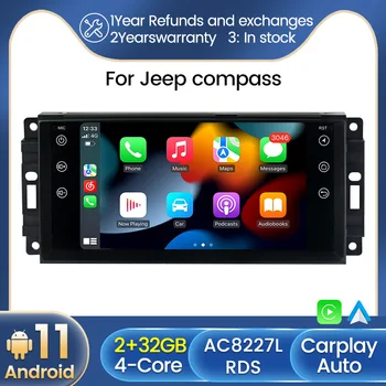 Android12 Стерео Автомобильное Радио 2din Навигация Видео Мультимедиа Для Jeep Cherokee Compass Commander Wrangler 300C Dodge Grand Dakota