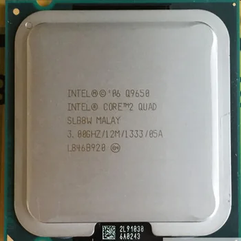 Intel Core 2 Quad Q9650 3,0 ГГц 12 М 1333 МГц 4-Ядерный процессор LGA 775 CPU 95 Вт, Бесплатная Доставка