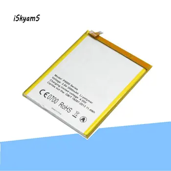 iSkyamS 1x3000 мАч Высококачественная литий-ионная аккумуляторная батарея для Elephone серии P9000 P9000 Lite Аккумулятор