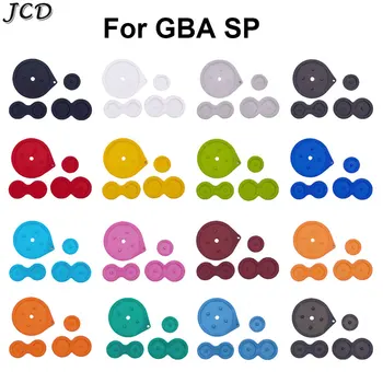 JCD 1 комплект контактных площадок для токопроводящих кнопок из высококачественной силиконовой резины для GameBoy Advance SP для аксессуаров GBA SP
