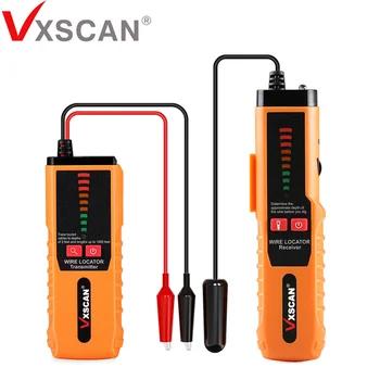 VXSCAN F04 Тестер для отслеживания подземных проводов, настенный кабель, неразрушающий локатор, детектор локальной сети, набор инструментов для диагностики тона
