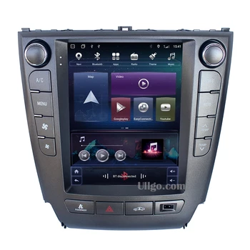 Автомобильный DVD Android в стиле T для Lexus IS250 IS300 IS350 2005-2013 Авторадио GPS с BT RDS Wifi CarPlay и Мультимедиа AndroidAuto