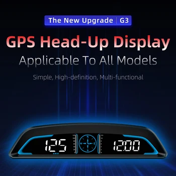 Автомобильный GPS-навигатор с дисплеем G3, спидометр, цифровая сигнализация, предупреждение о вождении для BMW, VW, Honda, Hyundai, всех моделей, одноклавишный переключатель