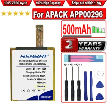 Аккумулятор HSABAT 3,8 В 500 мАч для Apack 1ICP4/24 /28 для fossil Gen 5 / Julianna HR FTW6035