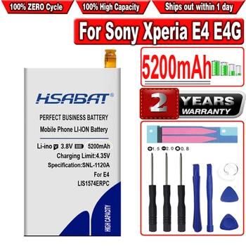 Аккумулятор HSABAT LIS1574ERPC 5200 мАч для Sony Xperia E4 E4G E2003 E2033 E2105 E2104 E2115