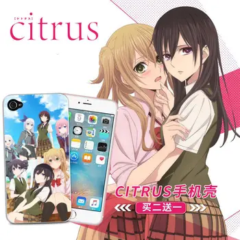 Аниме Citrus Aihara Yuzu Айхара Мэй Чехол для телефона в виде ракушки Косплей для iPhone Samsung Huawei 456789 X Plus