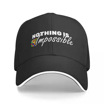 Бейсболка Color Cube Nothing Impossible для регби, новинка в шляпе, спортивные кепки, шляпа для женщин и мужчин