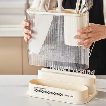 Быстросъемная подставка для слива кухонных столовых приборов, резак, держатель для посуды Для ежедневного использования