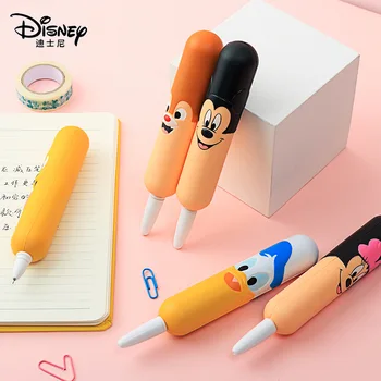 Декомпрессионная Гелевая ручка Disney с Микки Маусом, шариковая ручка Kawaii с Микки и Минни, Нейтральная Ручка, Офисные школьные принадлежности, Канцелярские принадлежности, Подарок