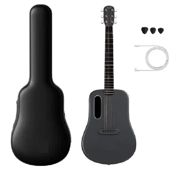 Для 3 умных гитар, акустическая гитара из углеродного волокна с тюнером, звукозаписывающими эффектами и несколькими битами