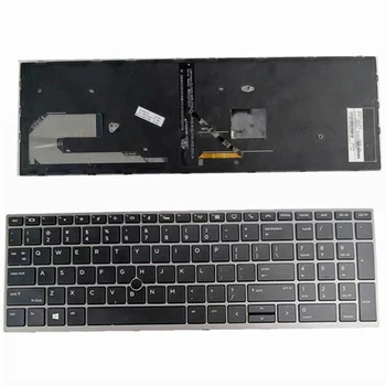 Для HP Elitebook 850 G5 855 G5 755 G5 750 G5 Клавиатура Ноутбука Серии US С подсветкой