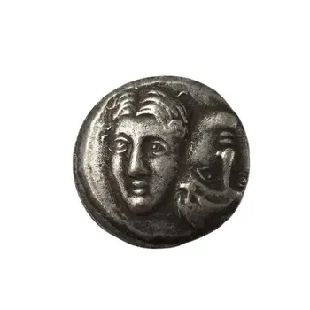 Древнегреческие Монеты Из Латуни с Посеребренным Покрытием Антикварные Реплики Декоративных Поделок Типа 77