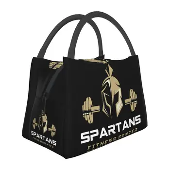 Женская сумка для ланча в спортзале Spartan Fitness, изолированная сумка для ланча, сменный холодильник, Термос для еды, ланч-бокс для работы и путешествий
