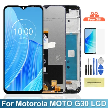 Замена экрана Moto G30, для Motorola Moto G30 XT2129-1 XT2129-2 PAML0000IN ЖК-дисплей с Цифровым сенсорным экраном В сборе