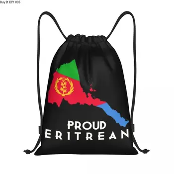 Изготовленные на заказ рюкзаки с завязками под гордый флаг Эритреи, сумки для мужчин и женщин, легкие спортивные рюкзаки для спортзала, сумки для тренировок