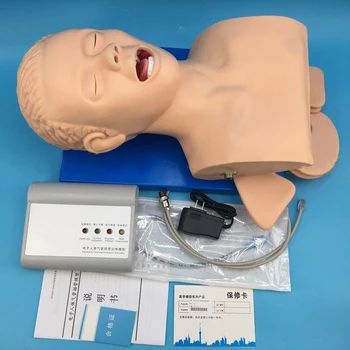 Интубационный Манекен, Обучающая модель тренажера для управления дыхательными путями из ПВХ с зубами