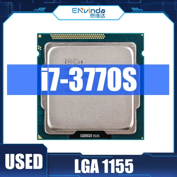 Использованный Оригинальный процессор Intel Core i7 3770S Четырехъядерный 3,1 ГГц L3 = 8 М 65 Вт LGA 1155 Настольный процессор I7-3770S с поддержкой материнской платы B75