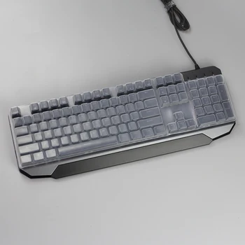 Клавиатура настольного ПК для механической клавиатуры Machenike K7 с водонепроницаемой пылезащитной прозрачной защитной оболочкой