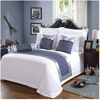 Классическая настольная дорожка в японском стиле темно-синего цвета с геометрическим принтом, полотенце для постельного белья в стиле ретро, высококачественный декор для домашнего гостиничного постельного белья