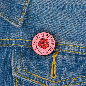 Красная роза цветок круглая индивидуальность эмалевая брошь подходит для подарка друзьям семье любовнику одежда рюкзак значок ювелирные изделия подарок