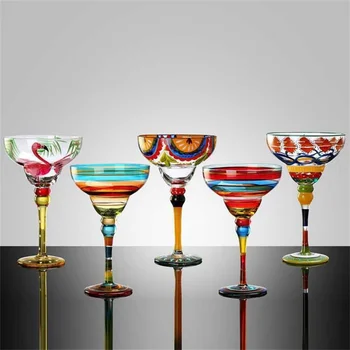 Красочная чашка для коктейля, креативные бокалы для вина 