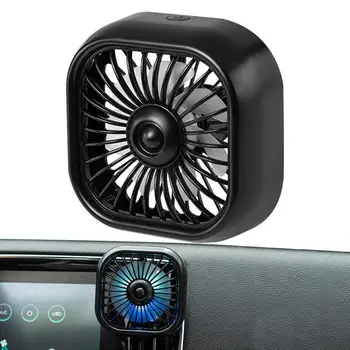Красочные автомобильные вентиляторы, многофункциональный автомобильный вентилятор с мини-USB, охладитель воздуха, охлаждающий вентилятор, циркулятор для электромобилей, 3-скоростной охладитель 5 В