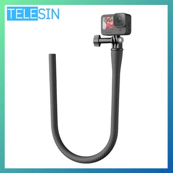 Крепление TELESIN Monkey Tail С Гибким Изгибом Многофункциональный Монопод Selfie Stick Штатив Для GoPro Hero 9 10 11 Insta360 Action Gear