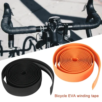Лента для руля велосипеда, 2 части велосипедной ленты, дышащая амортизирующая, хорошо защищенная лента для велосипедного захвата.