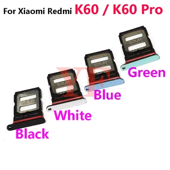 Лоток Для SIM-карт Для Xiaomi Redmi K60 K50 Pro K50 Gaming K60E K50 Ultra Держатель Лотка Для SIM-Карт Слот Для Карт Адаптер Запасные Части
