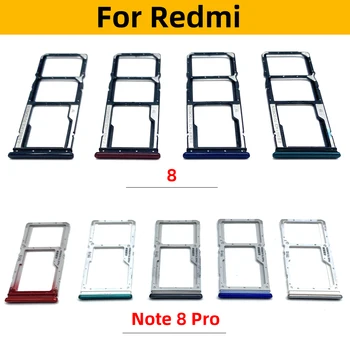 Лоток для слотов для SIM-карт для Redmi Note 7 8 Pro/Redmi 8, новый держатель для SIM-карт с чипом SD, выдвижной ящик
