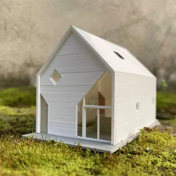 Модель здания в масштабе 1/150 Н, модель современного дома в Японии, миниатюрная коллекция, песочный столик, макет ландшафтной сцены, игрушки-модели
