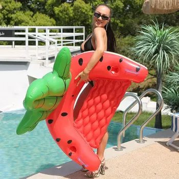 Надувное кресло с откидной спинкой, Летний круг для плавания с ананасом, плавающая кровать из ПВХ для взрослых, надувной плавающий ряд в фруктовом стиле.