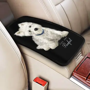 Накладка на подлокотник для собаки Sweet West Highland White Terrier, Защитная крышка центральной консоли автомобиля, коврик для хранения щенков Westie