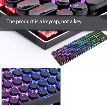 Низкопрофильный набор клавишных колпачков для механической клавиатуры cherry MX с подсветкой Crystal Edge